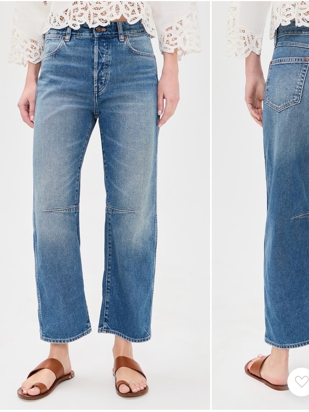 Madewell darted barrel leg dark wash Denim Jeans 25